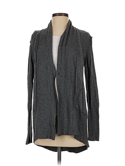 Pre-owned Ann Taylor Loft Cardigan Sweater In Gray