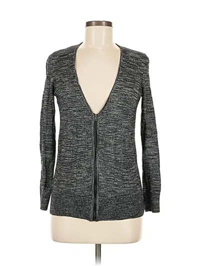Pre-owned Ann Taylor Loft Cardigan Sweater In Gray