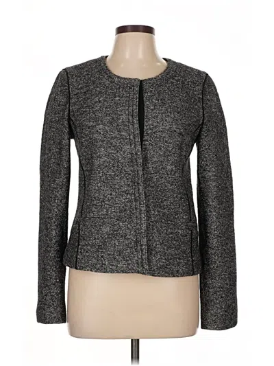 Pre-owned Ann Taylor Loft Cardigan Sweater In Gray