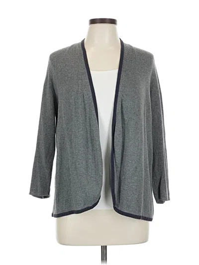 Pre-owned Ann Taylor Loft Cardigan Sweater In Gray