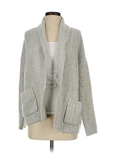 Pre-owned Ann Taylor Loft Cardigan Sweater In Gray