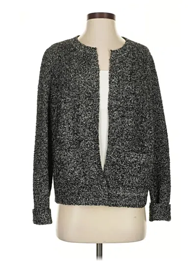 Pre-owned Ann Taylor Loft Cardigan Sweater In Gray