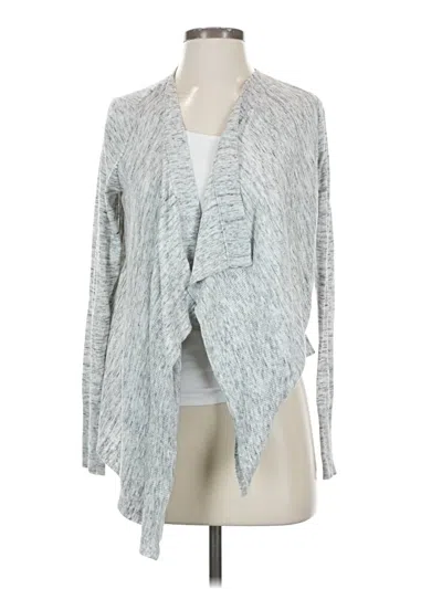 Pre-owned Ann Taylor Loft Cardigan Sweater In Gray