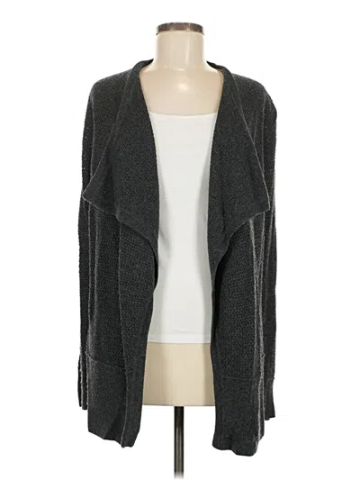 Pre-owned Ann Taylor Loft Cardigan Sweater In Gray