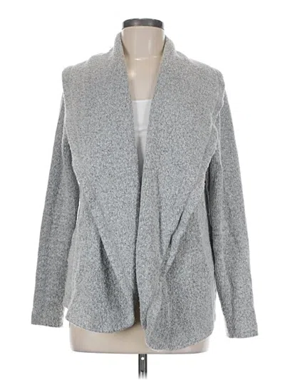 Pre-owned Ann Taylor Loft Cardigan Sweater In Gray
