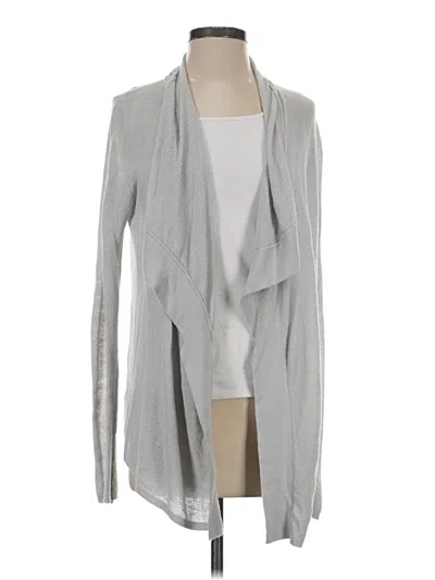 Pre-owned Ann Taylor Loft Cardigan Sweater In Gray