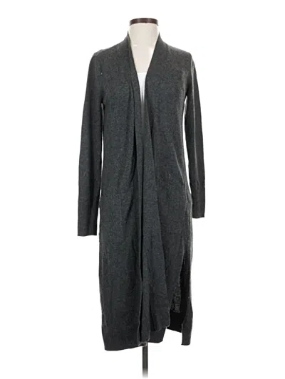 Pre-owned Ann Taylor Loft Cardigan Sweater In Gray