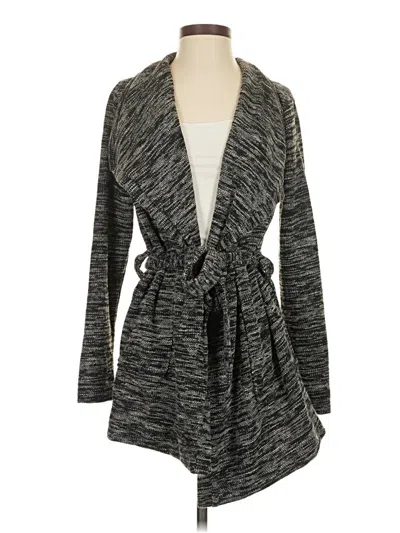 Pre-owned Ann Taylor Loft Cardigan Sweater In Gray