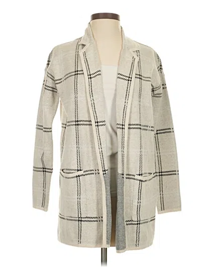 Pre-owned Ann Taylor Loft Cardigan Sweater In Gray
