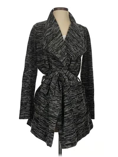 Pre-owned Ann Taylor Loft Cardigan Sweater In Gray