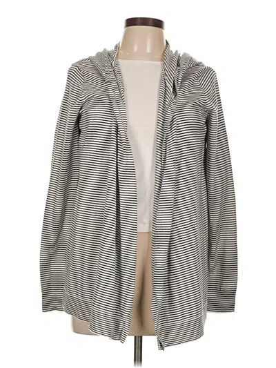 Pre-owned Ann Taylor Loft Cardigan Sweater In Gray