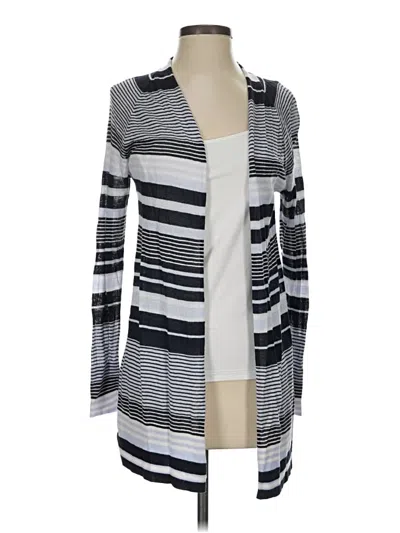 Pre-owned Ann Taylor Loft Cardigan Sweater In Gray
