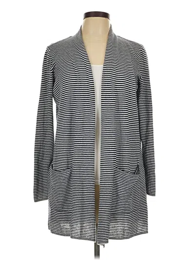 Pre-owned Ann Taylor Loft Cardigan Sweater In Gray