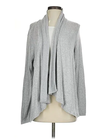 Pre-owned Ann Taylor Loft Cardigan Sweater In Gray