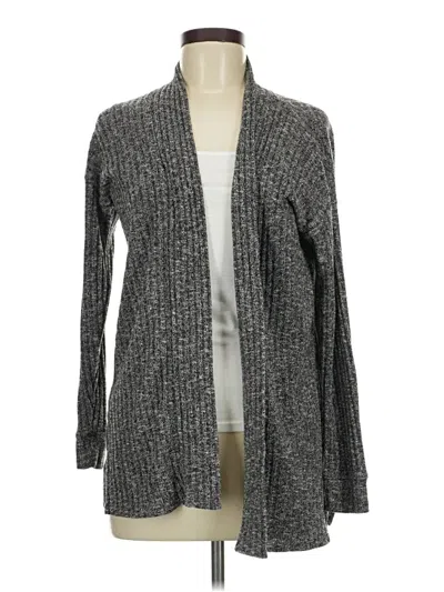 Pre-owned Ann Taylor Loft Cardigan Sweater In Gray