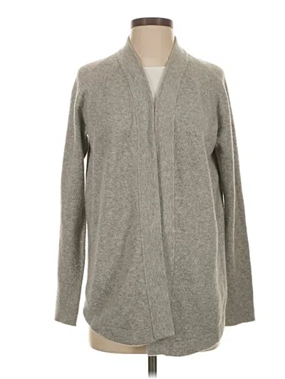 Pre-owned Ann Taylor Loft Cardigan Sweater In Gray