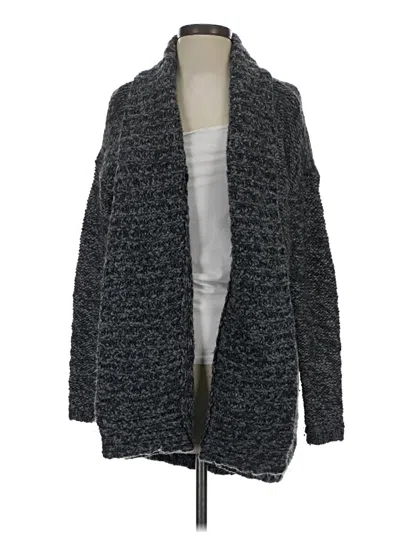 Pre-owned Ann Taylor Loft Cardigan Sweater In Gray