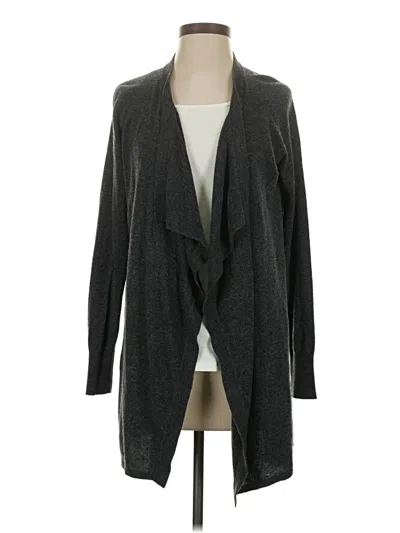 Pre-owned Ann Taylor Loft Cardigan Sweater In Gray