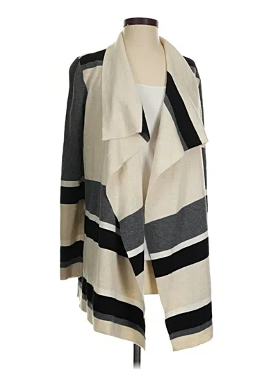 Pre-owned Ann Taylor Loft Cardigan Sweater In Gray