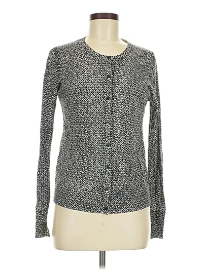 Pre-owned Ann Taylor Loft Cardigan Sweater In Gray