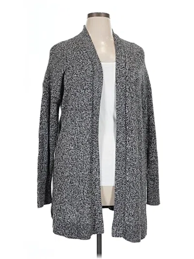 Pre-owned Ann Taylor Loft Cardigan Sweater In Gray