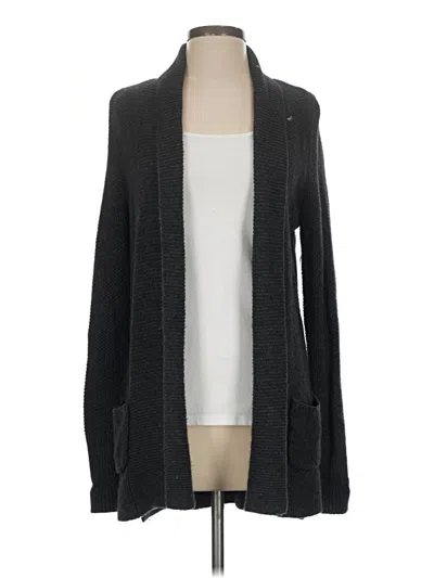 Pre-owned Ann Taylor Loft Cardigan Sweater In Gray