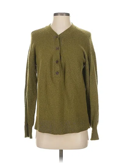 Pre-owned Ann Taylor Loft Cardigan Sweater In Green