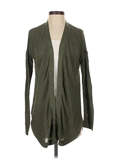 Pre-owned Ann Taylor Loft Cardigan Sweater In Green