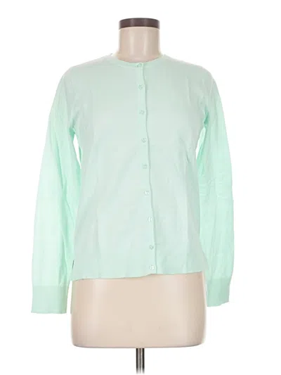 Pre-owned Ann Taylor Loft Cardigan Sweater In Green
