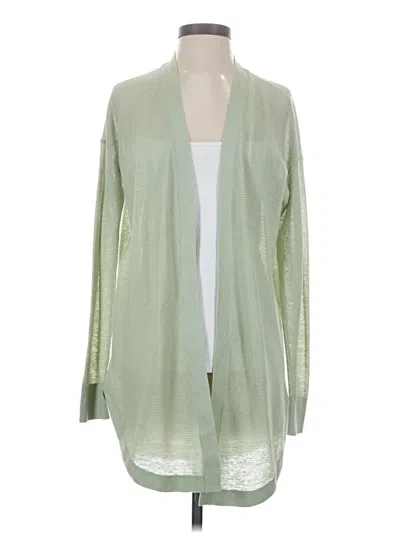 Pre-owned Ann Taylor Loft Cardigan Sweater In Green