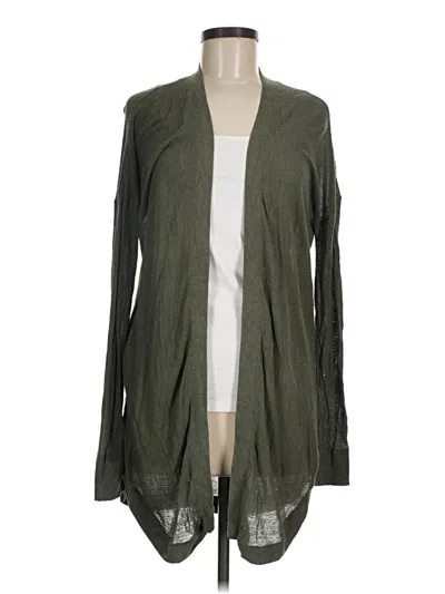 Pre-owned Ann Taylor Loft Cardigan Sweater In Green