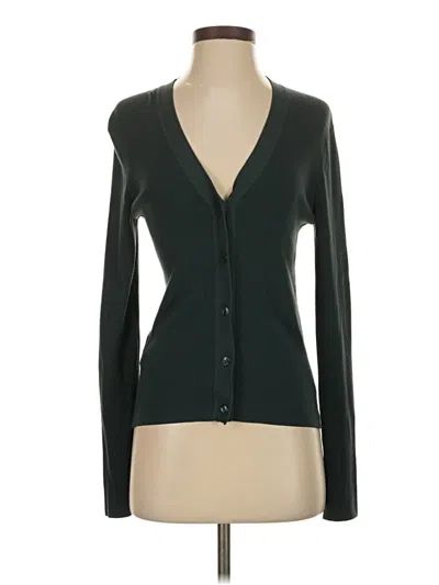 Pre-owned Ann Taylor Loft Cardigan Sweater In Green