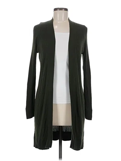 Pre-owned Ann Taylor Loft Cardigan Sweater In Green