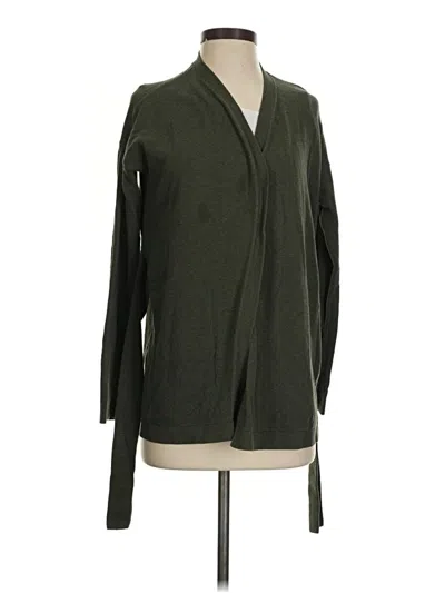 Pre-owned Ann Taylor Loft Cardigan Sweater In Green