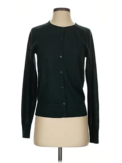 Pre-owned Ann Taylor Loft Cardigan Sweater In Green