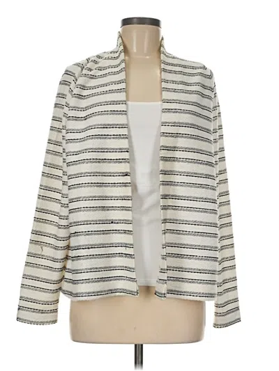 Pre-owned Ann Taylor Loft Cardigan Sweater In Ivory