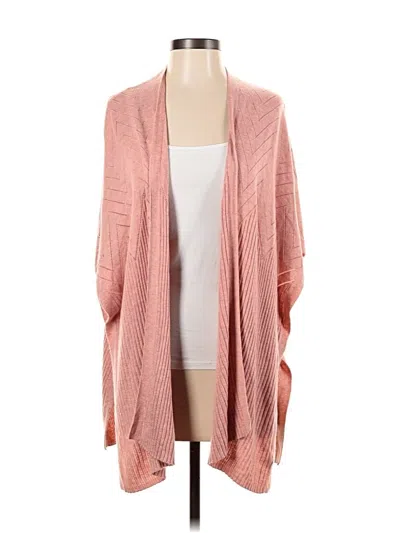 Pre-owned Ann Taylor Loft Cardigan Sweater In Pink