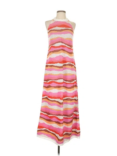 Pre-owned Ann Taylor Loft Cardigan Sweater In Pink