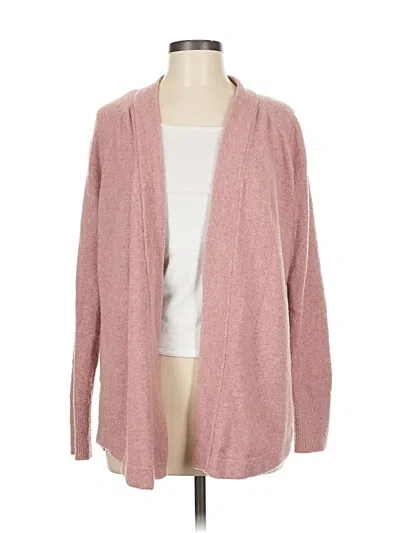 Pre-owned Ann Taylor Loft Cardigan Sweater In Pink