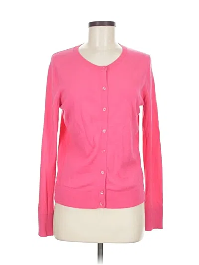 Pre-owned Ann Taylor Loft Cardigan Sweater In Pink