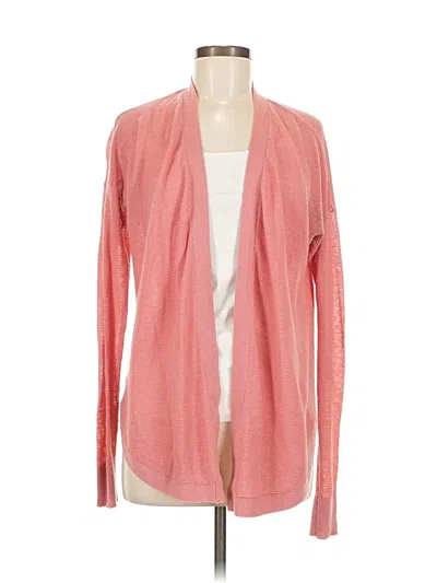 Pre-owned Ann Taylor Loft Cardigan Sweater In Pink