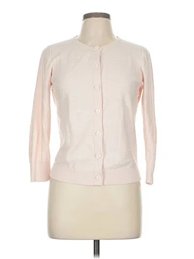 Pre-owned Ann Taylor Loft Cardigan Sweater In Pink