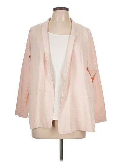 Pre-owned Ann Taylor Loft Cardigan Sweater In Pink