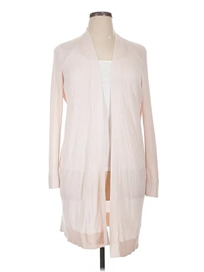 Pre-owned Ann Taylor Loft Cardigan Sweater In Pink