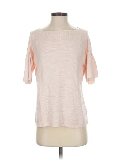 Pre-owned Ann Taylor Loft Cardigan Sweater In Pink
