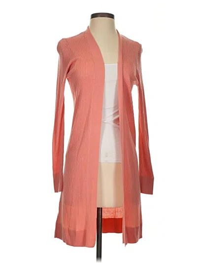 Pre-owned Ann Taylor Loft Cardigan Sweater In Pink