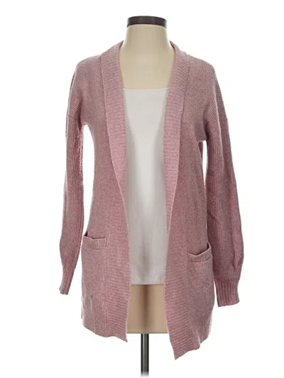 Pre-owned Ann Taylor Loft Cardigan Sweater In Pink