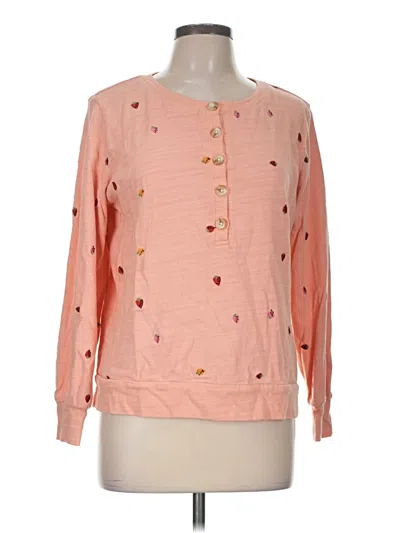 Pre-owned Ann Taylor Loft Cardigan Sweater In Pink