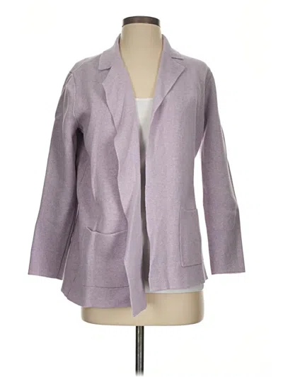 Pre-owned Ann Taylor Loft Cardigan Sweater In Purple