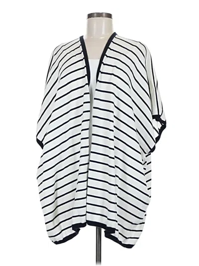 Pre-owned Ann Taylor Loft Cardigan Sweater In Silver